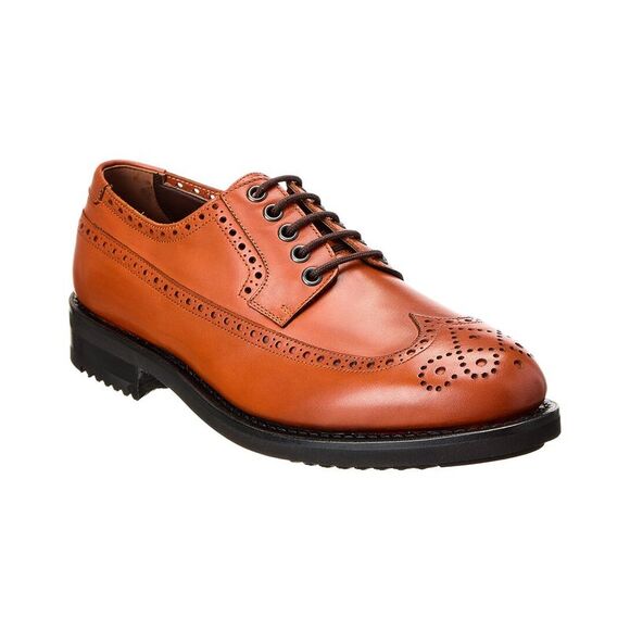 Ferragamo Marcus Leather Oxford Brown